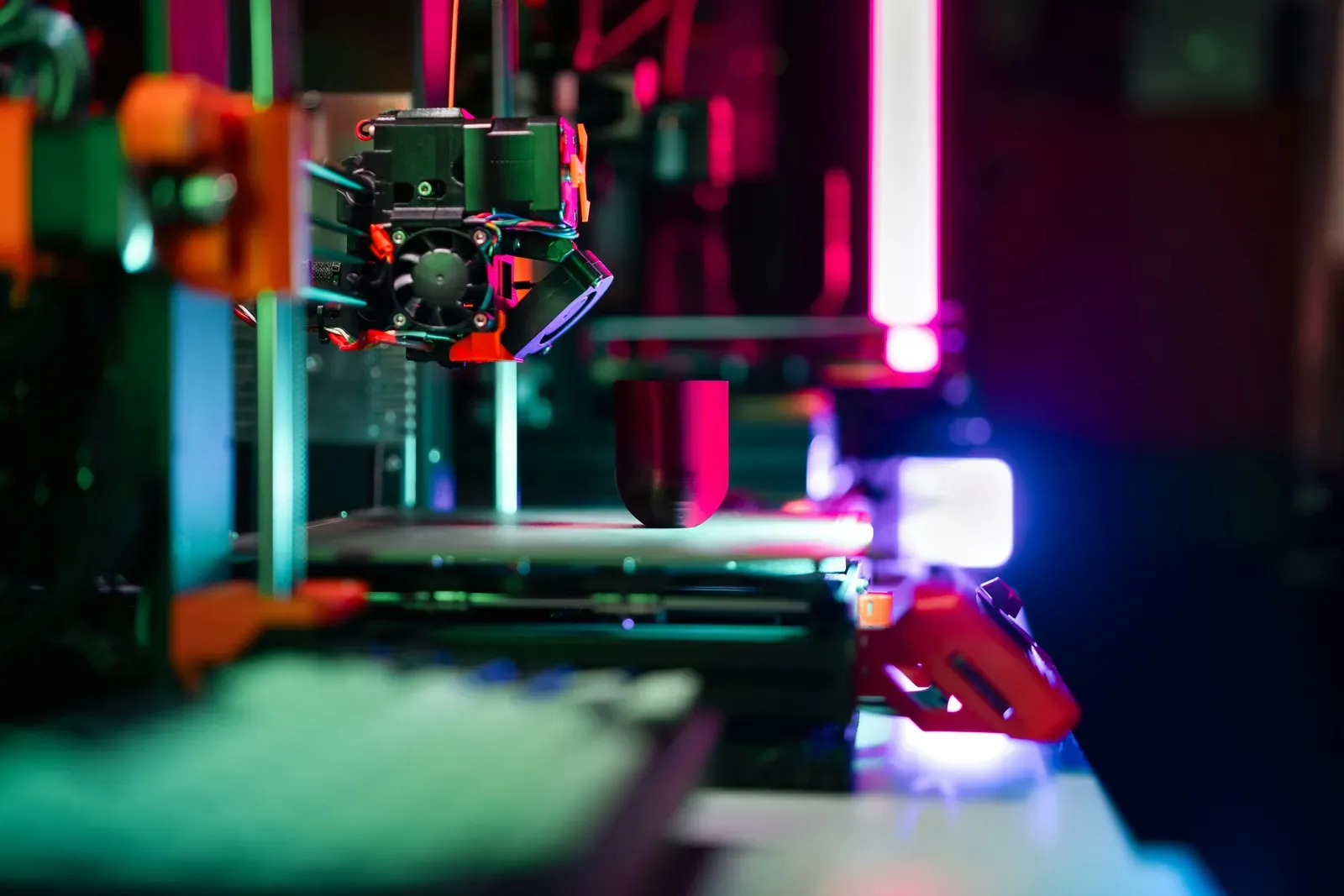 A precision-moulded component produced by Radiant Design